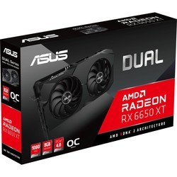 Видеокарты Asus Radeon RX 6650 XT Dual V2 OC