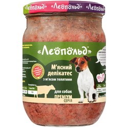 Корм для собак Leopold Meat Delicacies with Veal 6 pcs