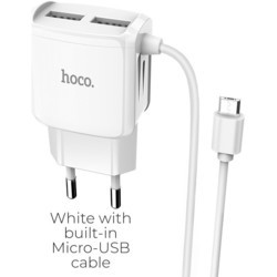 Зарядки для гаджетов Hoco C59A Mega Joy + microUSB