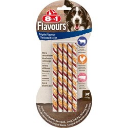 Корм для собак 8in1 Triple Flavour Twisted Sticks 70 g