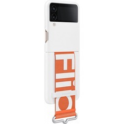 Чехлы для мобильных телефонов Samsung Silicone Cover with Strap for Galaxy Z Flip4