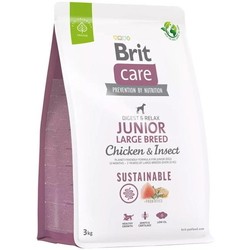 Корм для собак Brit Care Junior Large Chicken/Insect 3 kg