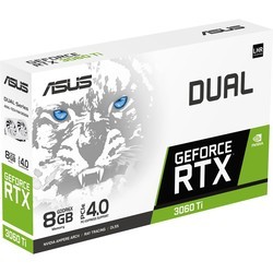 Видеокарты Asus GeForce RTX 3060 Ti Dual White 8GB GDDR6X