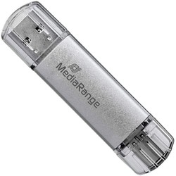 USB-флешки MediaRange USB 3.0 Combo flash drive, with USB Type-C 64Gb