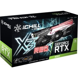 Видеокарты INNO3D GeForce RTX 3060 ICHILL X3 RED LHR
