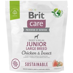 Корм для собак Brit Care Junior Large Chicken/Insect 1 kg