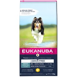 Корм для собак Eukanuba Grain Free Adult Large Breed Chicken 12 kg