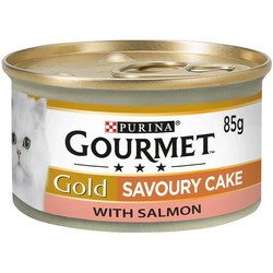 Корм для кошек Gourmet Gold Savoury Cake Salmon 12 pcs