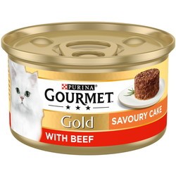 Корм для кошек Gourmet Gold Savoury Cake Beef 12 pcs