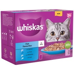 Корм для кошек Whiskas 7+ Fish Favourites in Jelly 48 pcs