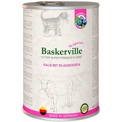Корм для кошек Baskerville Kitten Canned Veal/Backberries 400 g