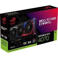 Видеокарты Asus GeForce RTX 4070 ROG Strix OC 12GB GDDR6X