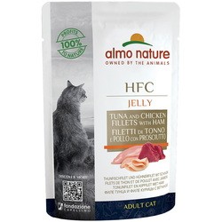 Корм для кошек Almo Nature HFC Jelly Tuna and Chicken Fillets with Ham 6 pcs