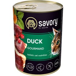Корм для кошек Savory Adult Cat Gourmand Duck Pate 400 g
