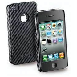 Чехлы для мобильных телефонов Cellularline Carbon for iPhone 4/4S