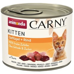 Корм для кошек Animonda Kitten Carny Poultry/Beef 200 g 24 pcs