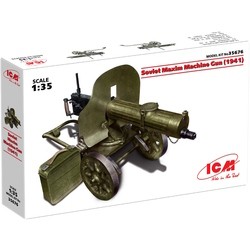 Сборные модели (моделирование) ICM Soviet Maxim Machine Gun (1941) (1:35)