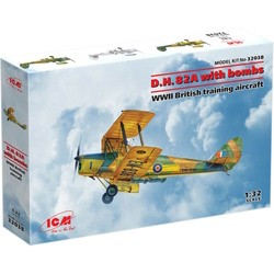 Сборные модели (моделирование) ICM DH. 82A Tiger Moth with Bombs (1:32)