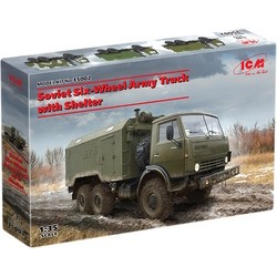 Сборные модели (моделирование) ICM Soviet Six-Wheel Army Truck with Shelter (1:35)