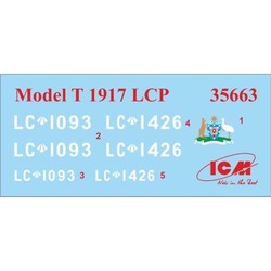 Сборные модели (моделирование) ICM Model T 1917 LCP (1:35)