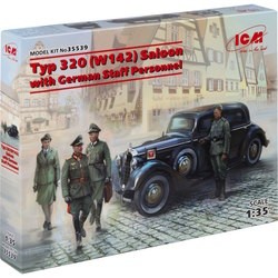 Сборные модели (моделирование) ICM Typ 320 (W142) Saloon with German Staff Personnel (1:35)