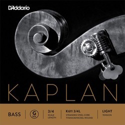 Струны DAddario Kaplan Double Bass G String 3/4 Light