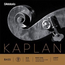 Струны DAddario Kaplan Double Bass D String 3/4 Light