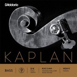 Струны DAddario Kaplan Double Bass D String 3/4 Heavy