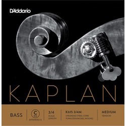 Струны DAddario Kaplan Double Bass C (Extended E) String 3/4 Medium