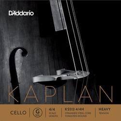 Струны DAddario Kaplan Cello G String 4/4 Heavy
