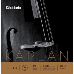 Струны DAddario Kaplan Cello A String 4/4 Light