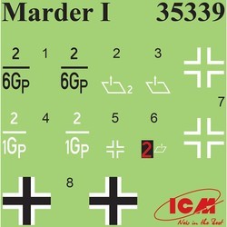Сборные модели (моделирование) ICM Marder I on FCM 36 Base (1:35)