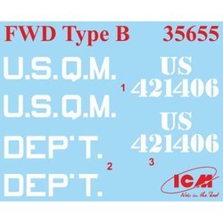 Сборные модели (моделирование) ICM FWD Type B (1:35)