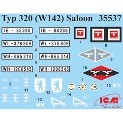 Сборные модели (моделирование) ICM Typ 320 (W142) Saloon (1:35)