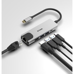 Картридеры и USB-хабы D-Link DUB-M520