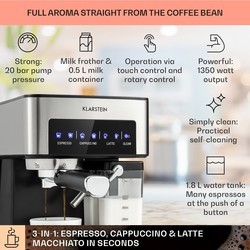 Кофеварки и кофемашины Klarstein Arabica Comfort
