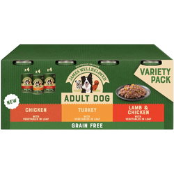 Корм для собак James Wellbeloved Adult Grain Free Turkey/Lamb/Chicken in Loaf 12 pcs 12&nbsp;шт