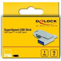 USB-флешки Delock USB 3.2 Gen 1 USB-C + Type-A Memory Stick 32&nbsp;ГБ