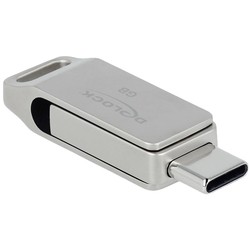 USB-флешки Delock USB 3.2 Gen 1 USB-C + Type-A Memory Stick 64&nbsp;ГБ