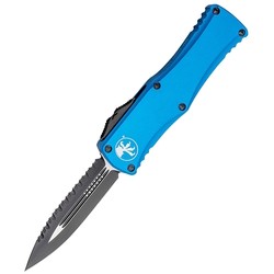 Ножи и мультитулы Microtech Hera Double Edge Black Blade FS Serrator