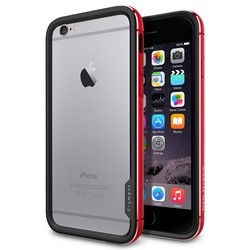 Чехол Spigen Neo Hybrid EX Slim Metal for iPhone 5/5S (красный)