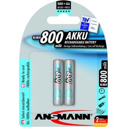 Аккумуляторная батарейка Ansmann maxE  2xAAA 800 mAh