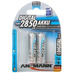 Аккумуляторная батарейка Ansmann Digital 2xAA 2850 mAh