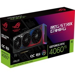 Видеокарты Asus GeForce RTX 4060 Ti ROG Strix OC 8GB GDDR6