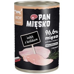 Корм для кошек PAN MIESKO Wet Food Adult Turkey with Rabbit 400 g