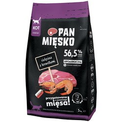 Корм для кошек PAN MIESKO Adult Veal with Shrimps  5 kg