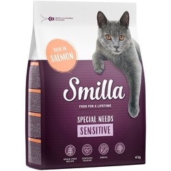 Корм для кошек Smilla Adult Sensitive Salmon  4 kg