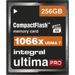 Карты памяти Integral UltimaPro CompactFlash Card 1066x VPG-65 256&nbsp;ГБ