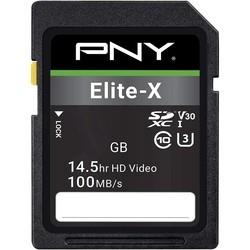 Карты памяти PNY Elite-X SD Class 10 U3 V30 256&nbsp;ГБ