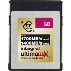 Карты памяти Integral UltimaPro X2 CFexpress Cinematic Gold Type B 2.0 325&nbsp;ГБ